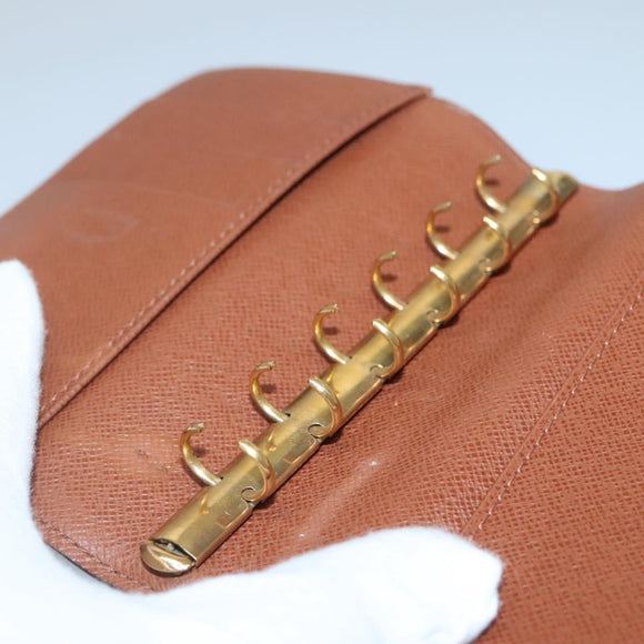 LOUIS VUITTON Monogram Agenda PM Day Planner Cover R20005 LV Auth 140373