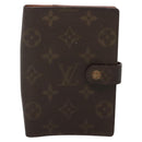 LOUIS VUITTON Monogram Agenda PM Day Planner Cover R20005 LV Auth 140373-13