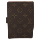 LOUIS VUITTON Monogram Agenda PM Day Planner Cover R20005 LV Auth 140373-2