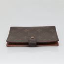 LOUIS VUITTON Monogram Agenda PM Day Planner Cover R20005 LV Auth 140373-3