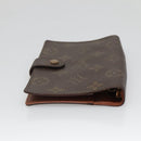 LOUIS VUITTON Monogram Agenda PM Day Planner Cover R20005 LV Auth 140373-5