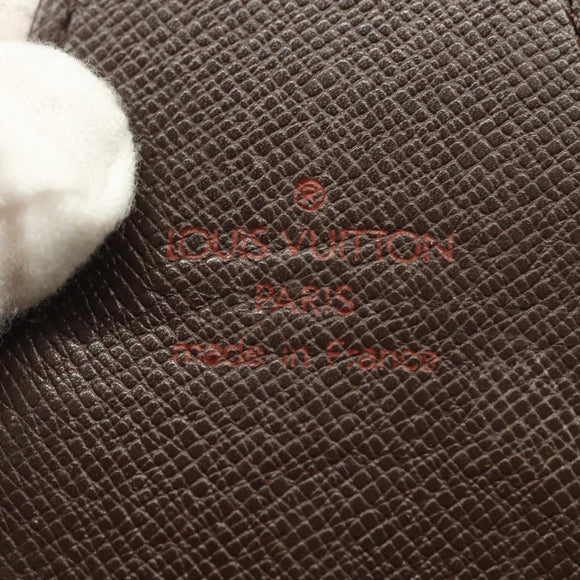 LOUIS VUITTON Damier Ebene Etui Cigarette Case N63024 LV Auth 140376