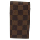 LOUIS VUITTON Damier Ebene Etui Cigarette Case N63024 LV Auth 140376-3