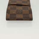 LOUIS VUITTON Damier Ebene Etui Cigarette Case N63024 LV Auth 140376-6