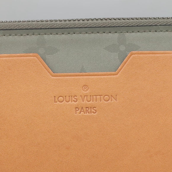 LOUIS VUITTON Monogram Titanium Portefeuille Cosmos Wallet M63237 Auth 140379