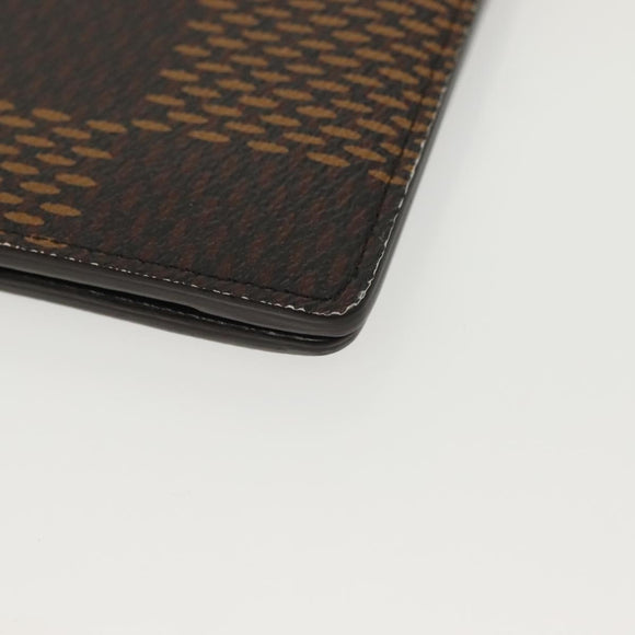 LOUIS VUITTON Damier Ebene Giant NIGO Portefeuille Multripru N60396 Auth 140381