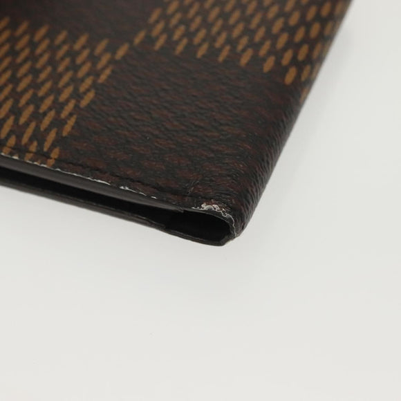 LOUIS VUITTON Damier Ebene Giant NIGO Portefeuille Multripru N60396 Auth 140381
