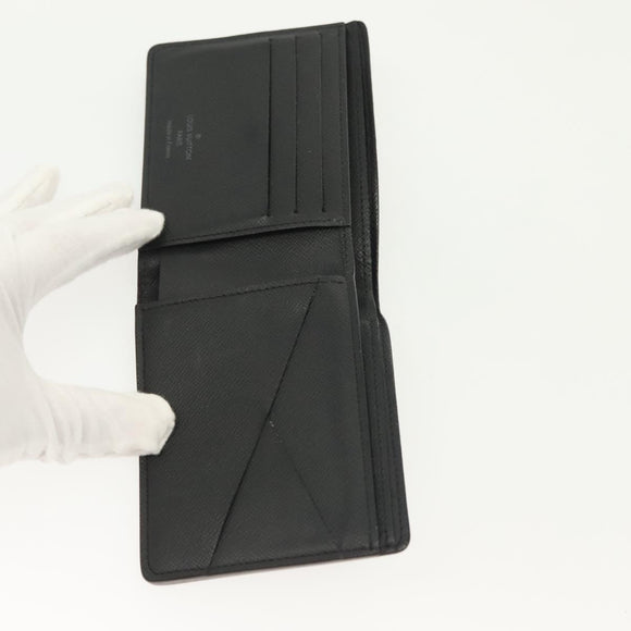 LOUIS VUITTON Damier Ebene Giant NIGO Portefeuille Multripru N60396 Auth 140381