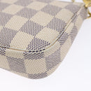 LOUIS VUITTON Damier Azur Mini Pochette Accessoires Pouch N41669 LV Auth 140382-15