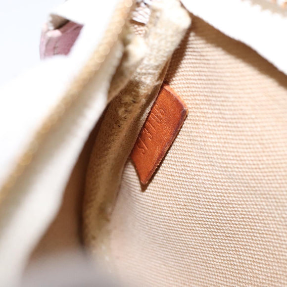 LOUIS VUITTON Damier Azur Mini Pochette Accessoires Pouch N41669 LV Auth 140382