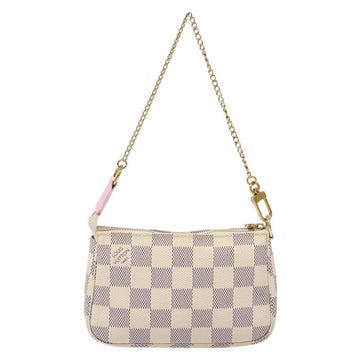 LOUIS VUITTON Damier Azur Mini Pochette Accessoires Pouch N41669 LV Auth 140382 - 0