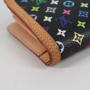 LOUIS VUITTON Multicolor Portefeuille Viennois Wallet Black M92988 Auth 140383V-15