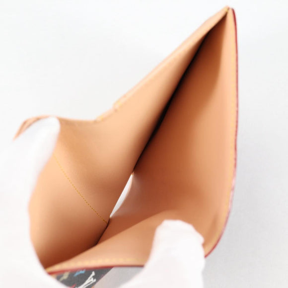 LOUIS VUITTON Multicolor Portefeuille Viennois Wallet Black M92988 Auth 140383V