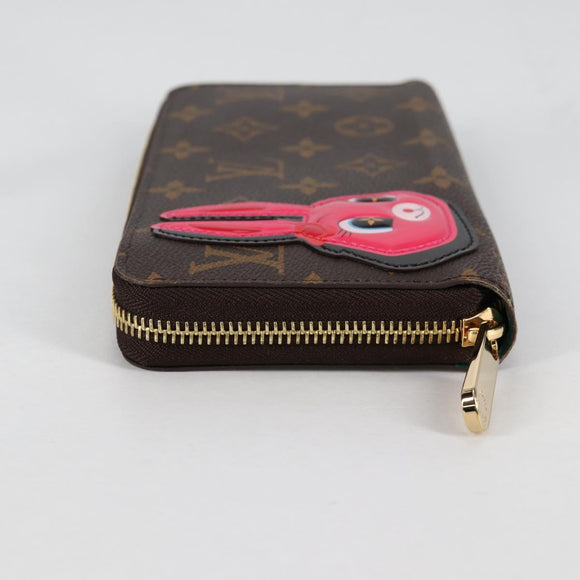 LOUIS VUITTON Monogram Sun Yitian Zippy Wallet Long Wallet M83689 Auth 140385M
