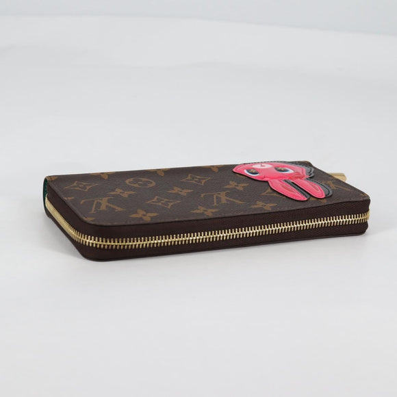 LOUIS VUITTON Monogram Sun Yitian Zippy Wallet Long Wallet M83689 Auth 140385M
