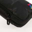 LOUIS VUITTON 3D Monogram Double Phone Pouch Black M80141 LV Auth 140387M-15