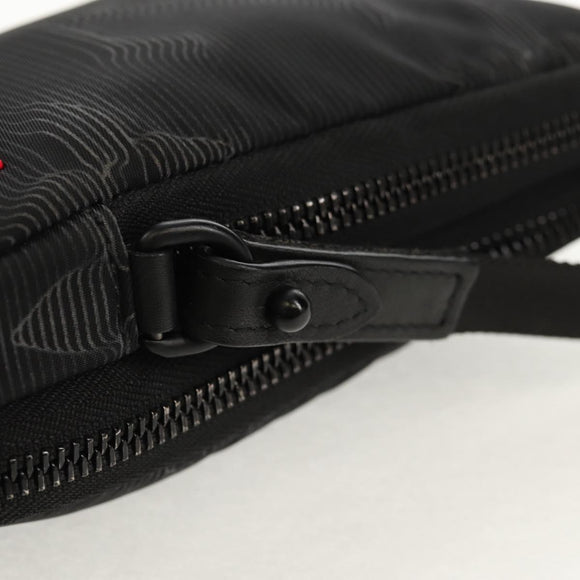 LOUIS VUITTON 3D Monogram Double Phone Pouch Black M80141 LV Auth 140387M