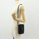 LOUIS VUITTON 3D Monogram Double Phone Pouch Black M80141 LV Auth 140387M-27