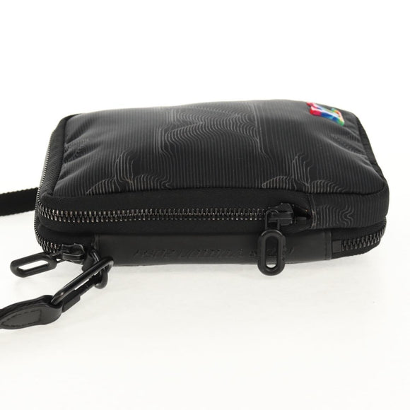 LOUIS VUITTON 3D Monogram Double Phone Pouch Black M80141 LV Auth 140387M