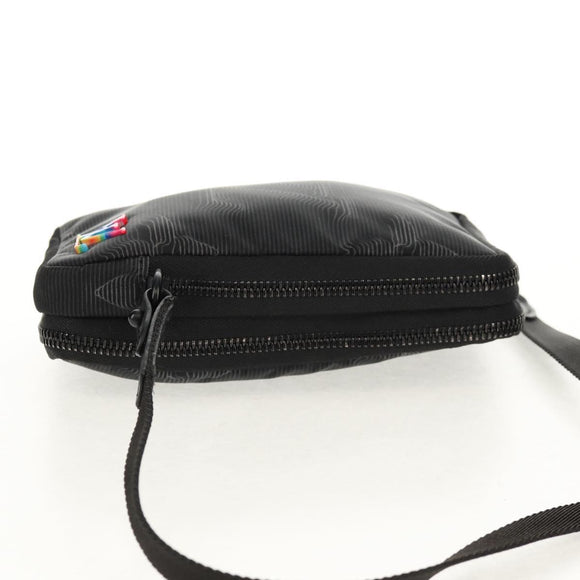 LOUIS VUITTON 3D Monogram Double Phone Pouch Black M80141 LV Auth 140387M