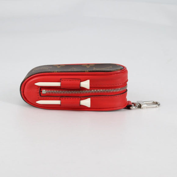 LOUIS VUITTON Monogram Booklet Set Golf Andrews Golf Ball GI0297 LV Auth 140390