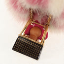 LOUIS VUITTON Vivienne Porte Cles Vivienne Bag Charm Fur M68655 LV Auth 140394M-7