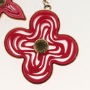 LOUIS VUITTON Bijoux Sac Knife Key Holder metal Gold Red M66913 LV Auth 140395-8