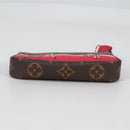 LOUIS VUITTON Monogram 2017 Only Mini Pochette Accessoires M62087 Auth 140396V-5