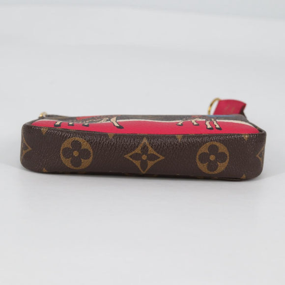 LOUIS VUITTON Monogram 2017 Only Mini Pochette Accessoires M62087 Auth 140396V