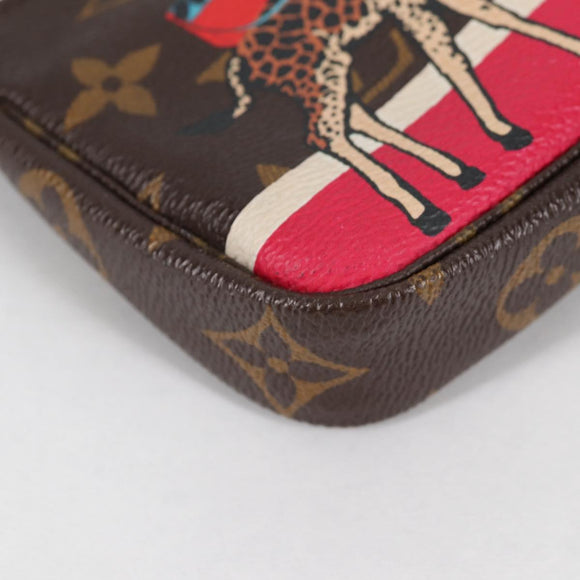 LOUIS VUITTON Monogram 2017 Only Mini Pochette Accessoires M62087 Auth 140396V