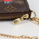 LOUIS VUITTON Monogram 2017 Only Mini Pochette Accessoires M62087 Auth 140396V-20