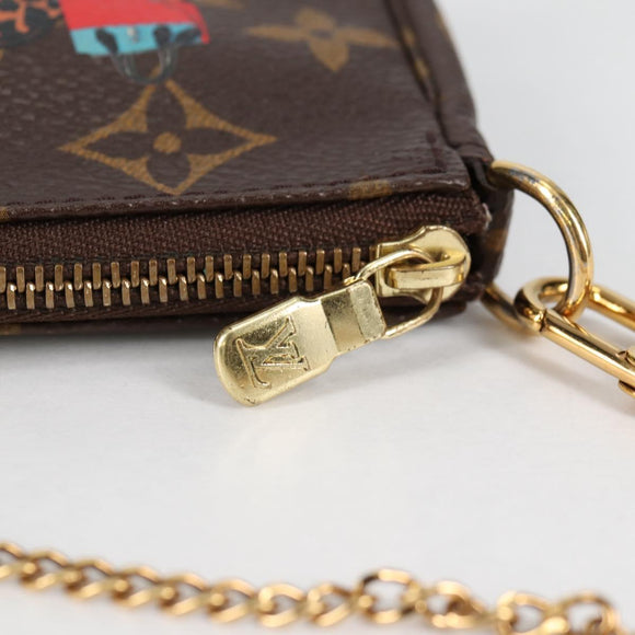 LOUIS VUITTON Monogram 2017 Only Mini Pochette Accessoires M62087 Auth 140396V