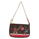 LOUIS VUITTON Monogram 2017 Only Mini Pochette Accessoires M62087 Auth 140396V-13