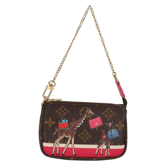 LOUIS VUITTON Monogram 2017 Only Mini Pochette Accessoires M62087 Auth 140396V