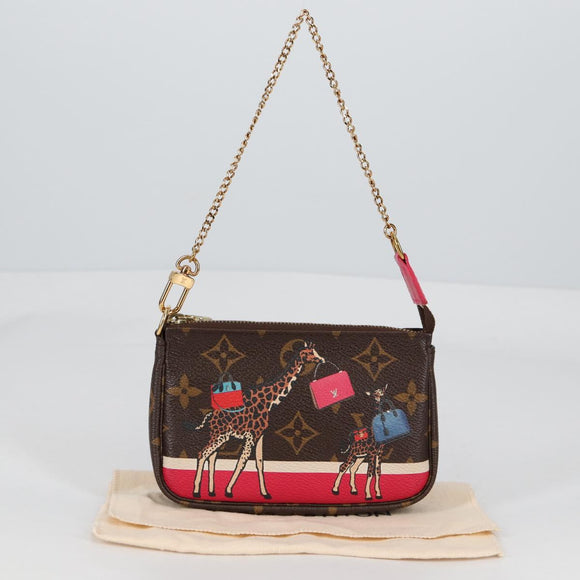 LOUIS VUITTON Monogram 2017 Only Mini Pochette Accessoires M62087 Auth 140396V