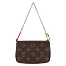 LOUIS VUITTON Monogram 2017 Only Mini Pochette Accessoires M62087 Auth 140396V-2