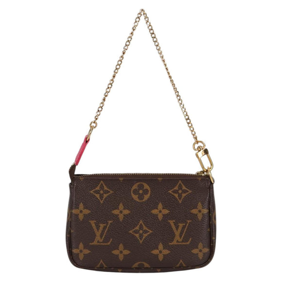 LOUIS VUITTON Monogram 2017 Only Mini Pochette Accessoires M62087 Auth 140396V