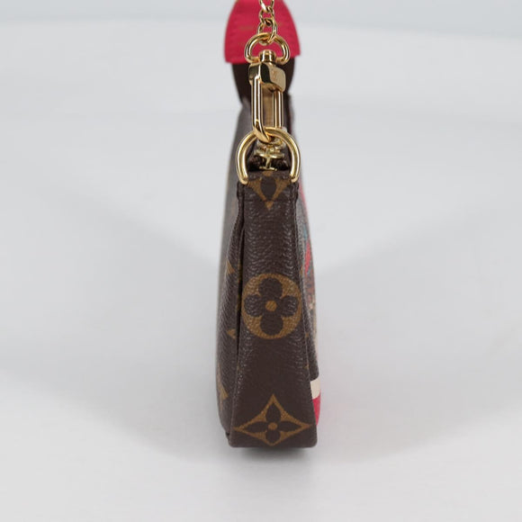 LOUIS VUITTON Monogram 2017 Only Mini Pochette Accessoires M62087 Auth 140396V