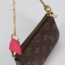 LOUIS VUITTON Monogram 2017 Only Mini Pochette Accessoires M62087 Auth 140396V-6