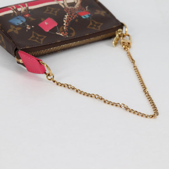 LOUIS VUITTON Monogram 2017 Only Mini Pochette Accessoires M62087 Auth 140396V