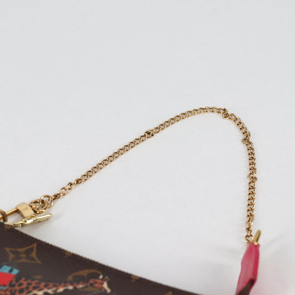 LOUIS VUITTON Monogram 2017 Only Mini Pochette Accessoires M62087 Auth 140396V