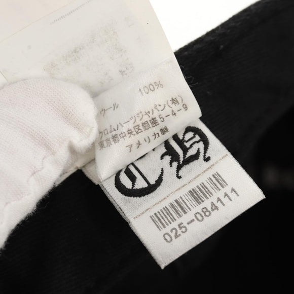 Chrome Hearts Cross Ball Horseshoe Trucker Cap Wool Black Auth 140397M