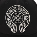 Chrome Hearts Cross Ball Horseshoe Trucker Cap Wool Black Auth 140397M-5