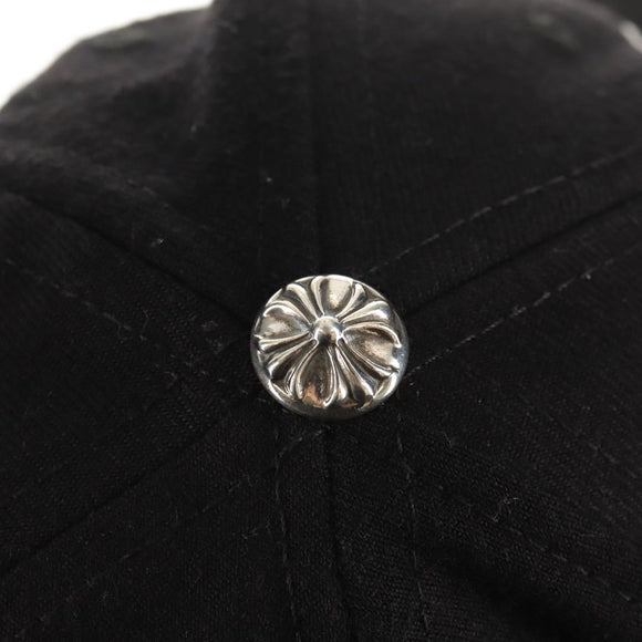 Chrome Hearts Cross Ball Horseshoe Trucker Cap Wool Black Auth 140397M