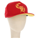 Chrome Hearts Cross Ball CH Embroidery Baseball Cap Cap Cotton Red Auth 140398M-1