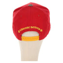 Chrome Hearts Cross Ball CH Embroidery Baseball Cap Cap Cotton Red Auth 140398M-2