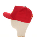 Chrome Hearts Cross Ball CH Embroidery Baseball Cap Cap Cotton Red Auth 140398M-3