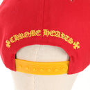 Chrome Hearts Cross Ball CH Embroidery Baseball Cap Cap Cotton Red Auth 140398M-5