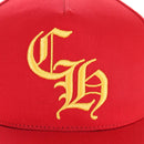 Chrome Hearts Cross Ball CH Embroidery Baseball Cap Cap Cotton Red Auth 140398M-6