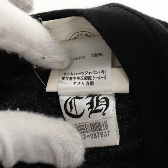 Chrome Hearts FOTI Horseshoe Short sleeved T-shirt Cotton Black Auth 140400M